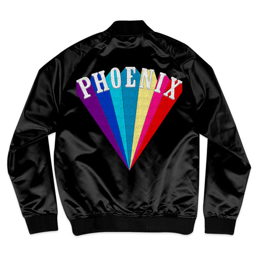 Phoenix Black Bomber Jacket