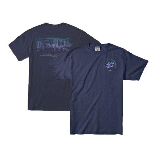 ALPHA ZULU STUDIO NAVY T-SHIRT